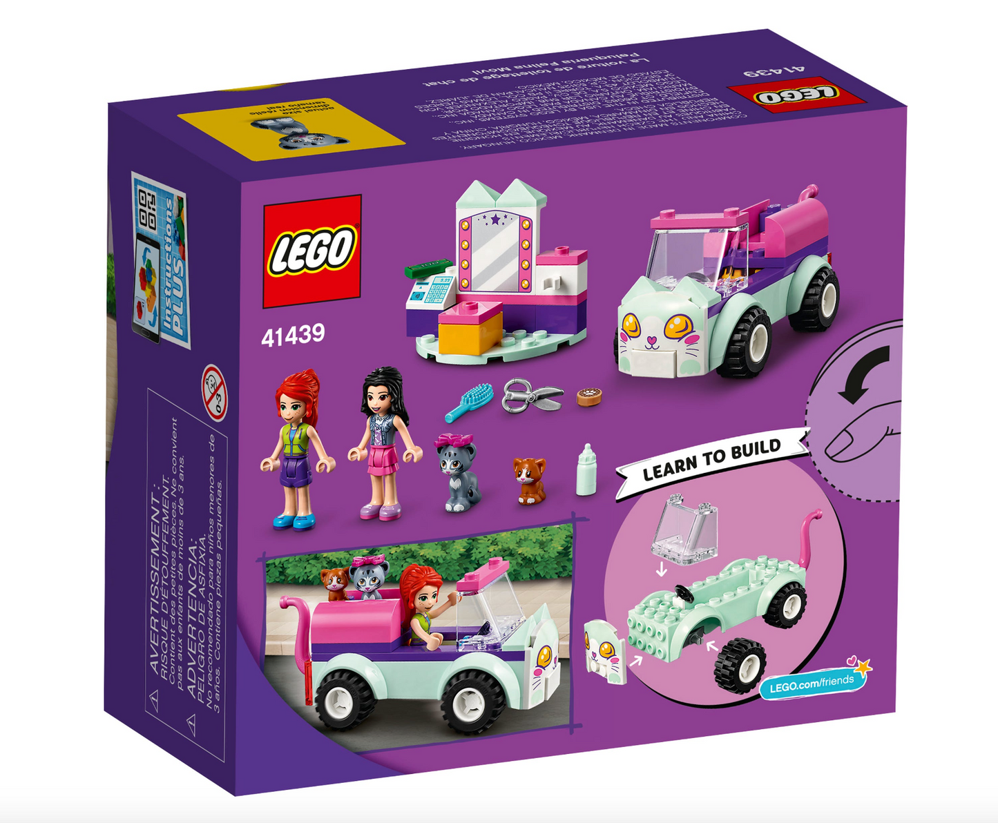 LEGO Friends - 41439 - La voiture de toilettage pour chats