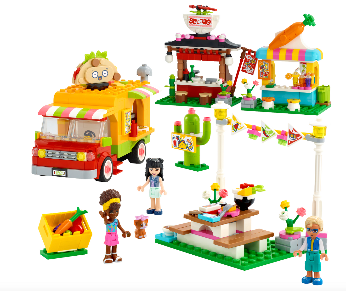 LEGO Friends - 41701 - Le marché alimentaire de rue 