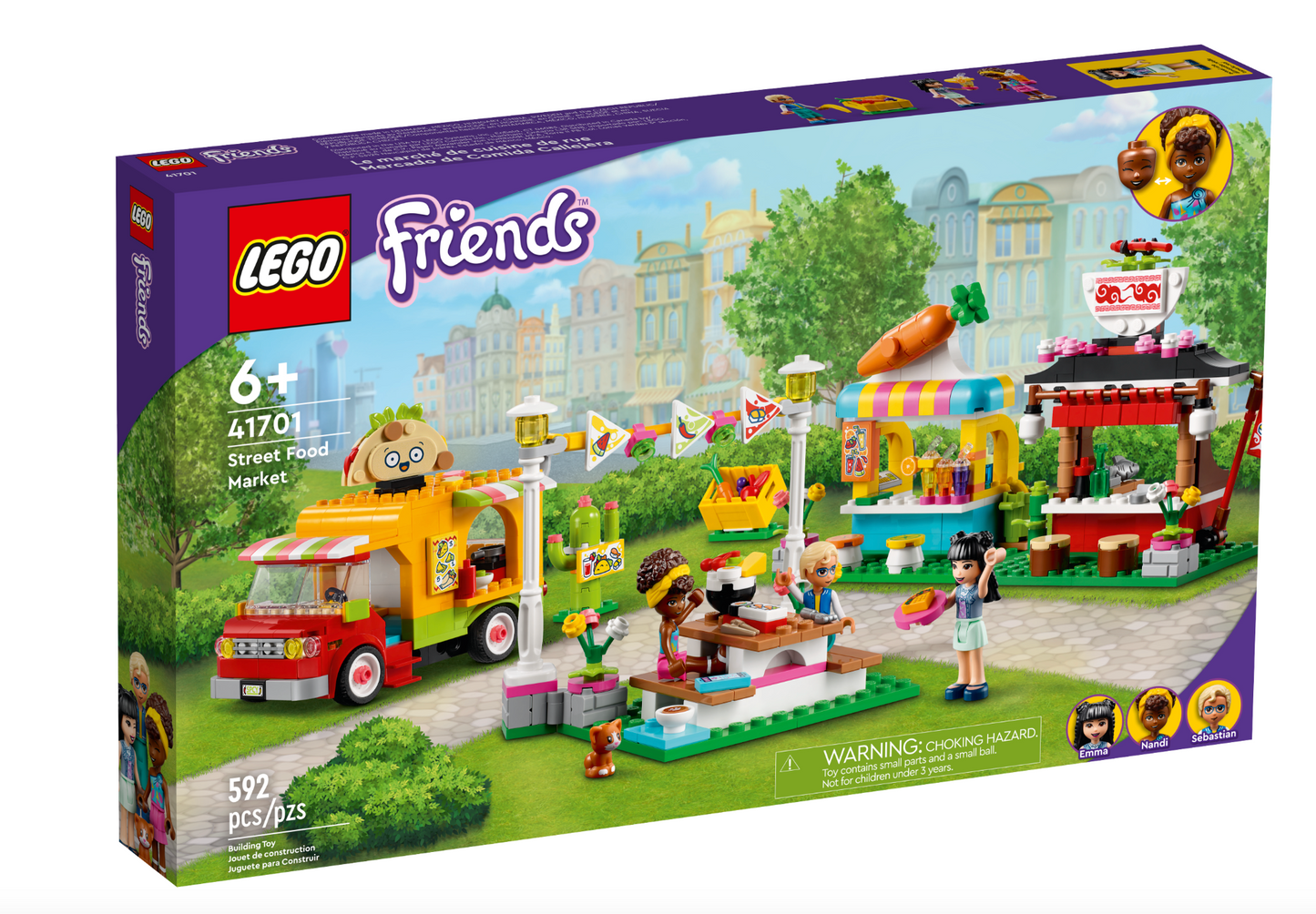 LEGO Friends - 41701 - Le marché alimentaire de rue 