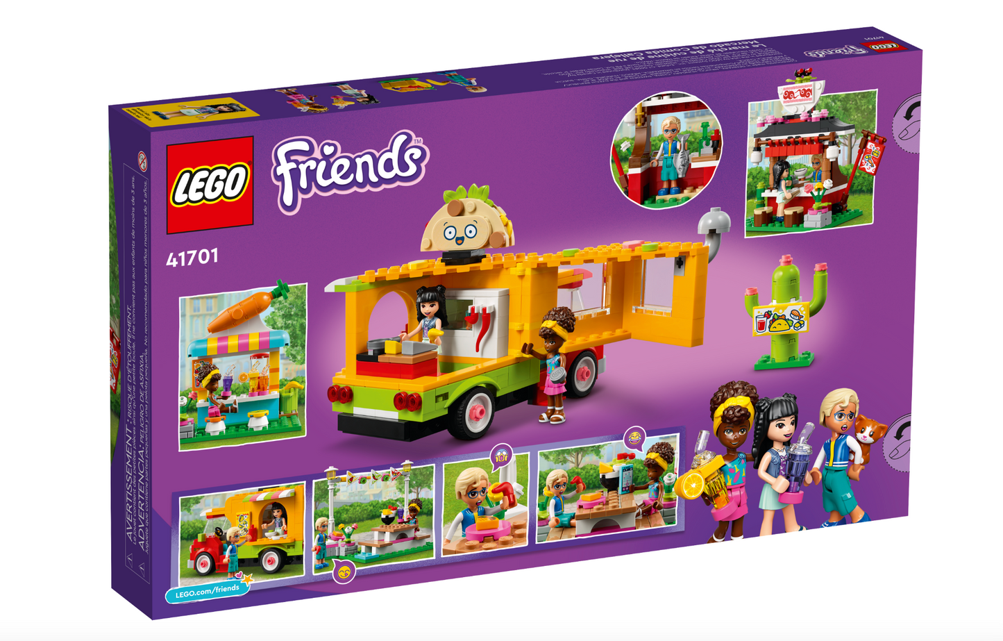 LEGO Friends - 41701 - Le marché alimentaire de rue 