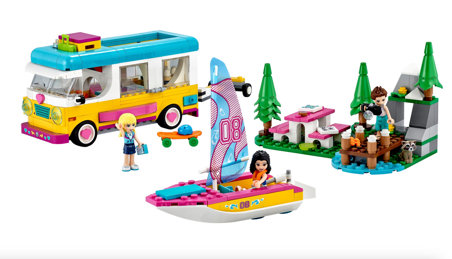 LEGO Friends - 41681 - Forest Camper Van and Sailboat