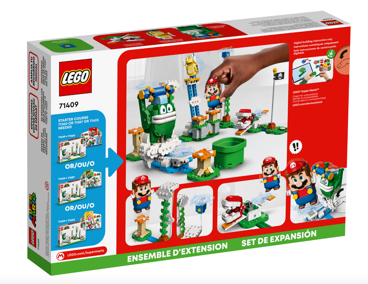 LEGO SUPER MARIO - 71409 - Big Spike’s Cloudtop Challenge Expansion Set