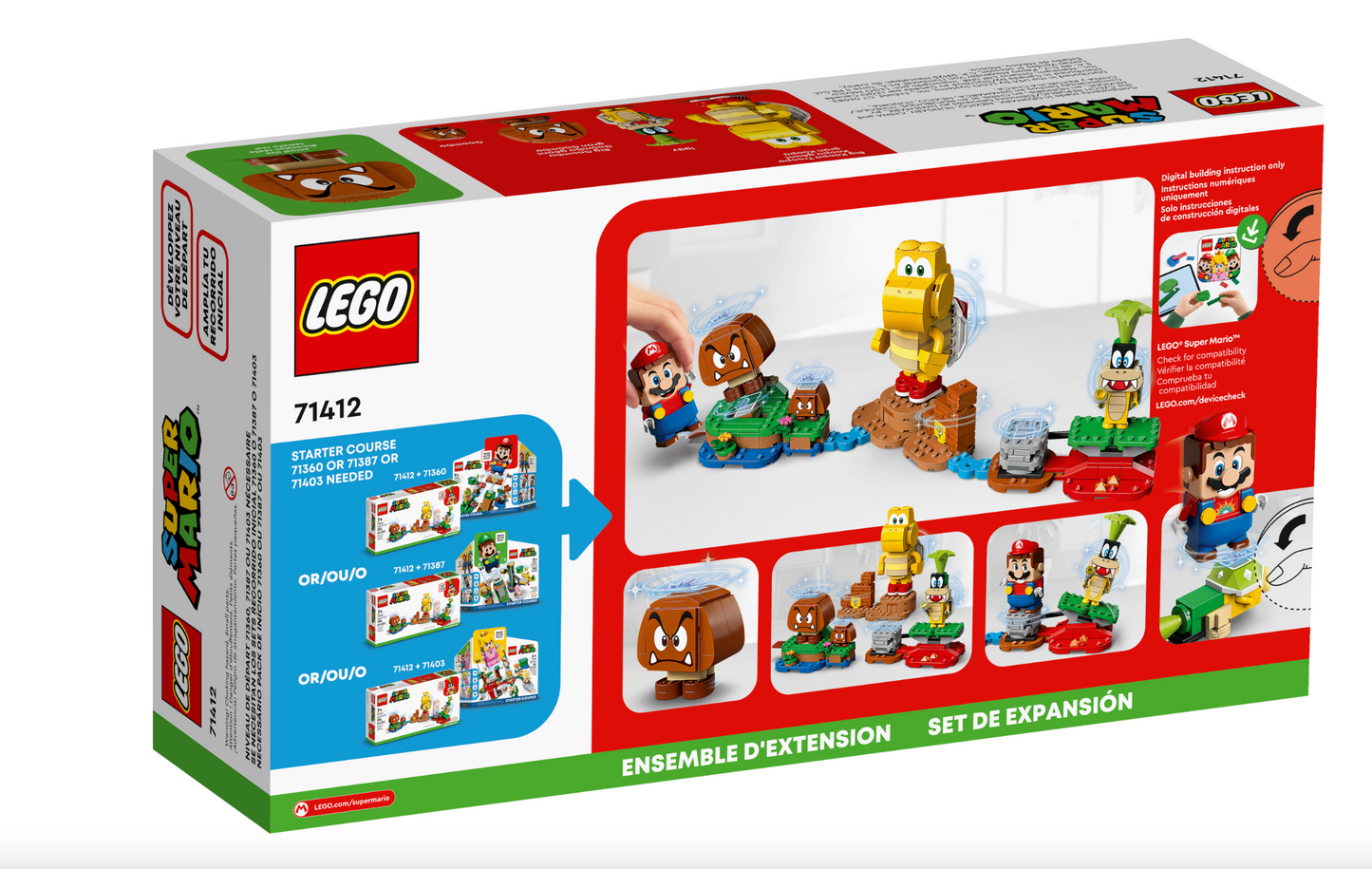 LEGO SUPER MARIO - 71412 - Big Bad Island Expansion Set