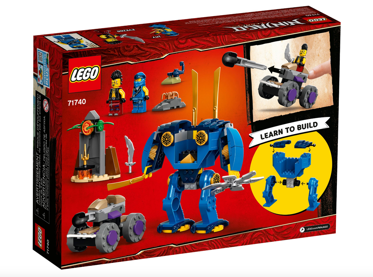 LEGO NINJAGO- 71740 - Jay's Electro Mech