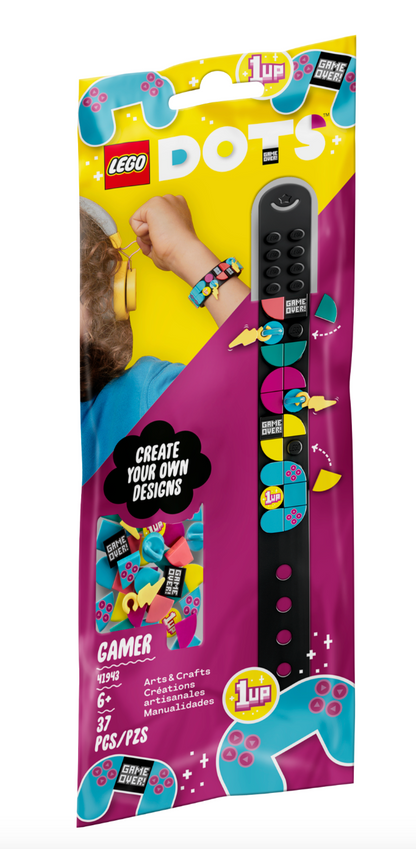 LEGO DOTS - 41943 - Bracelet de joueur avec breloques