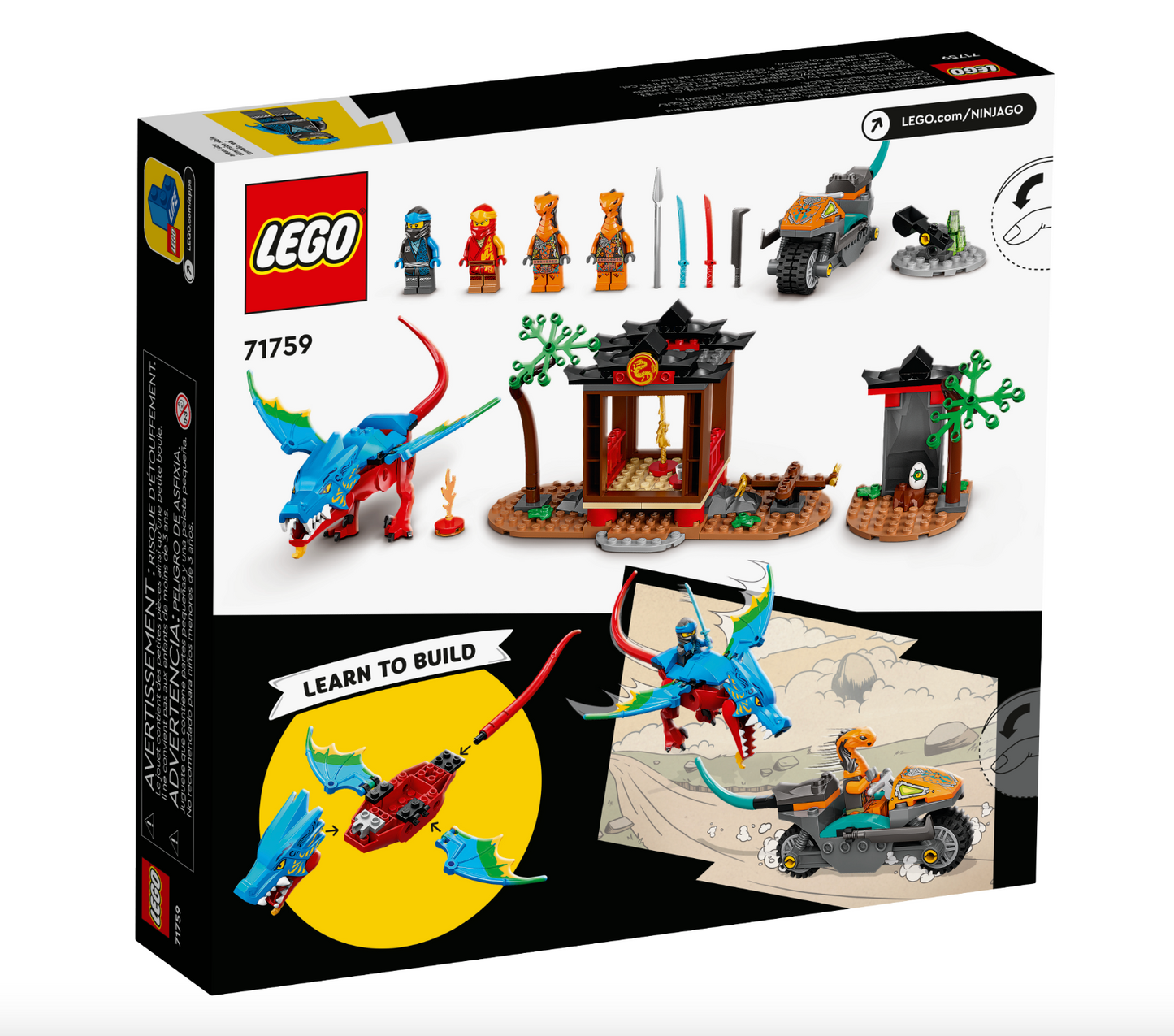 LEGO NINJAGO- 71759 - Ninja Dragon Temple