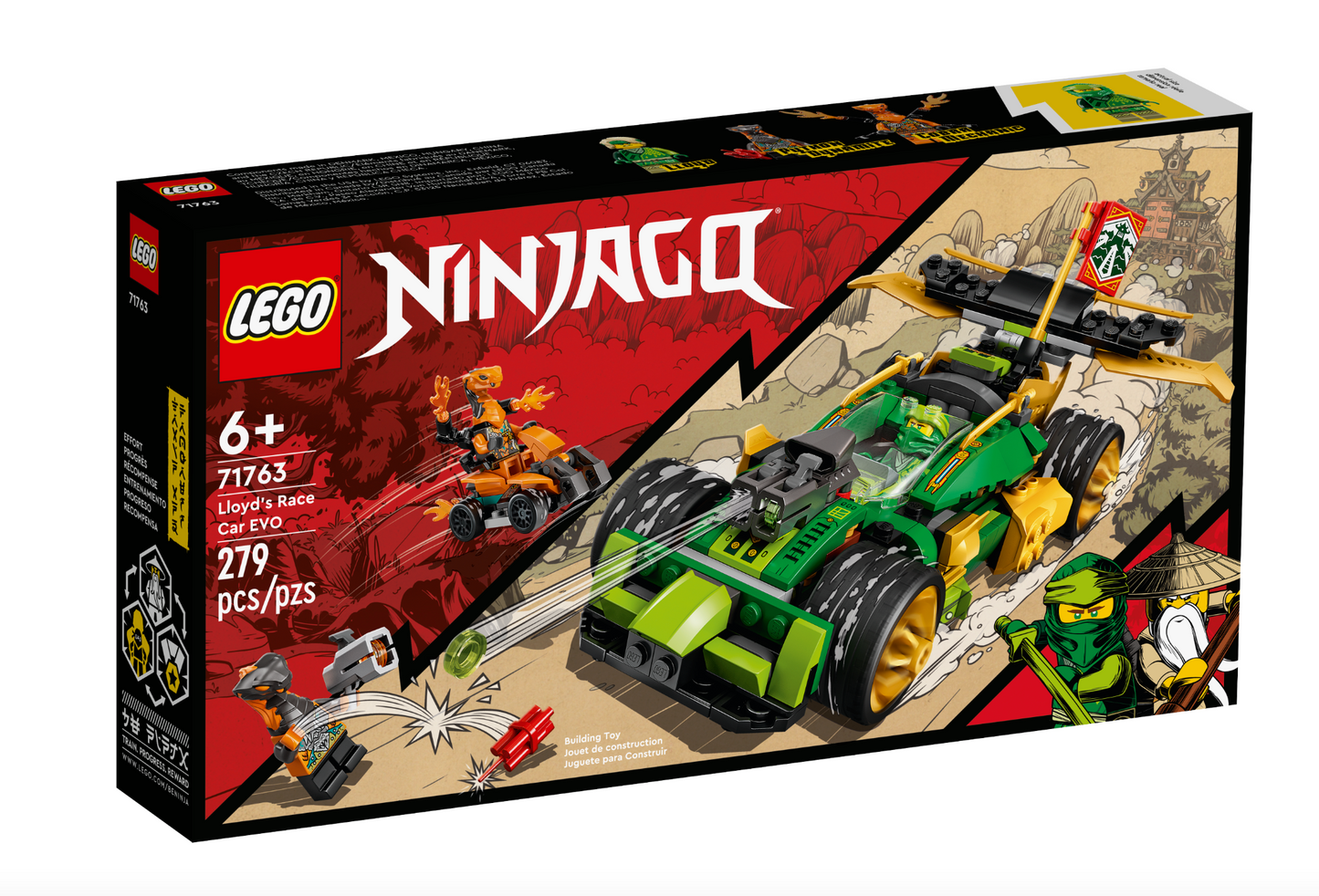 LEGO NINJAGO- 71763 - La voiture de course de Lloyd's EVO
