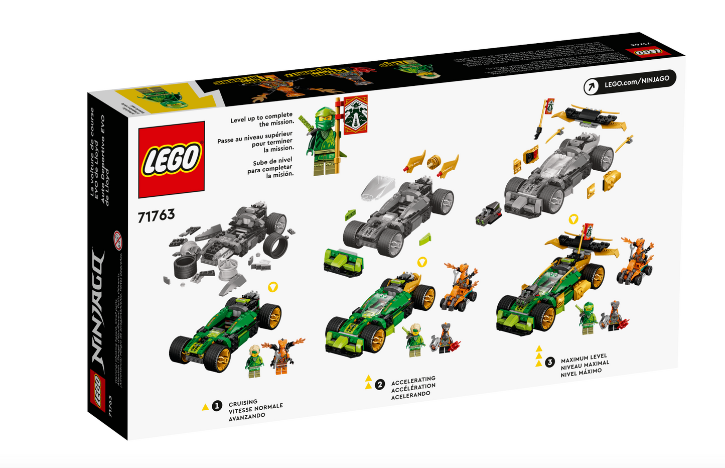 LEGO NINJAGO- 71763 - La voiture de course de Lloyd's EVO
