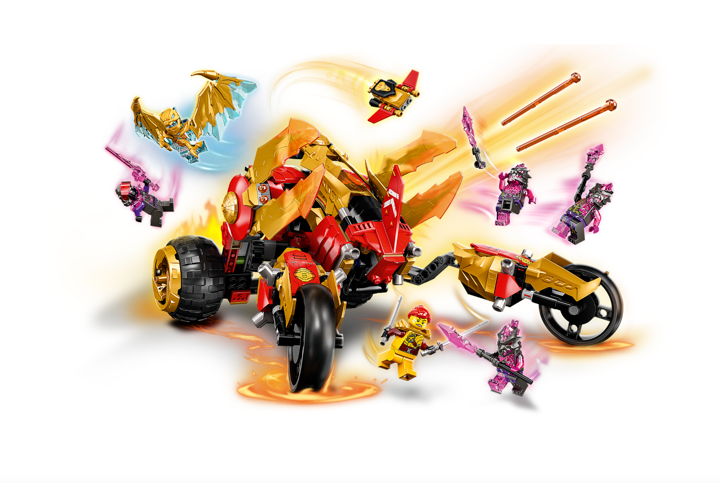 LEGO NINJAGO- 71773 - Kai’s Golden Dragon Raider