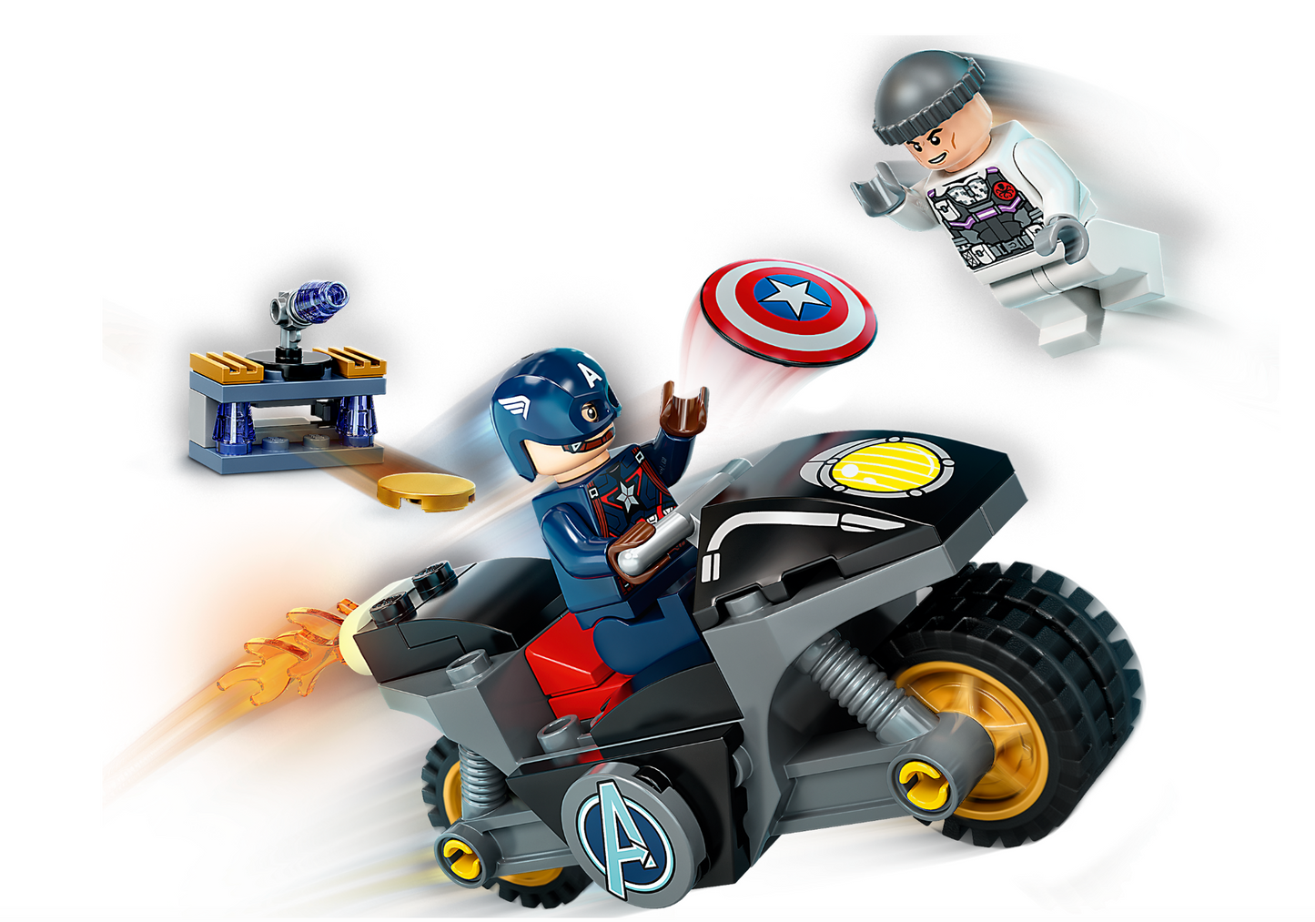 LEGO MARVEL - 76189 - La confrontation entre Captain America et Hydra