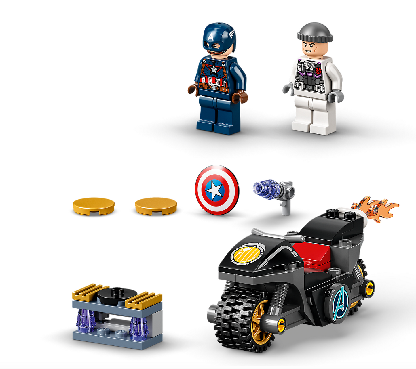 LEGO MARVEL - 76189 - La confrontation entre Captain America et Hydra