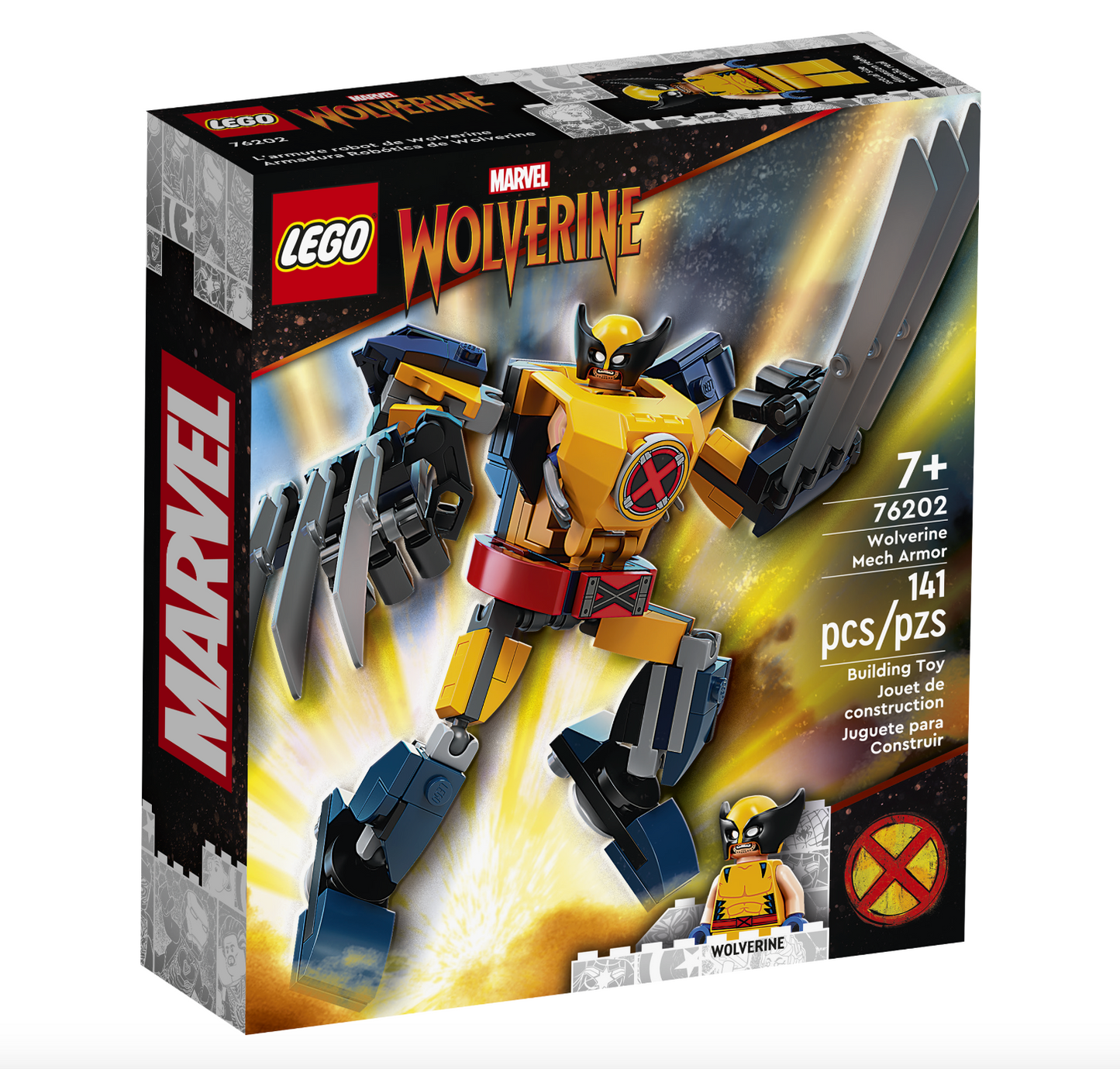 LEGO MARVEL - 76202 - L'armure du robot Wolverine