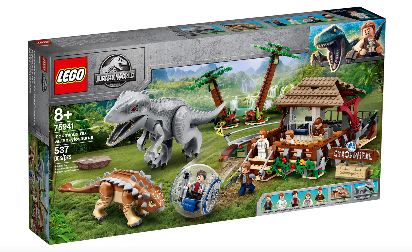 LEGO JURASSIC WORLD - 75941 - Indominus Rex vs. Ankylosaurus