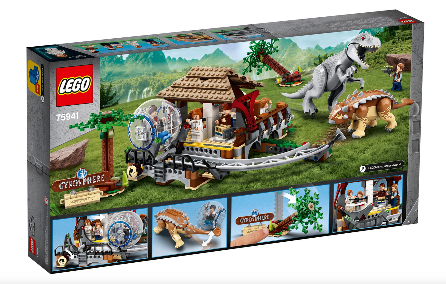 LEGO JURASSIC WORLD - 75941 - Indominus Rex vs. Ankylosaurus