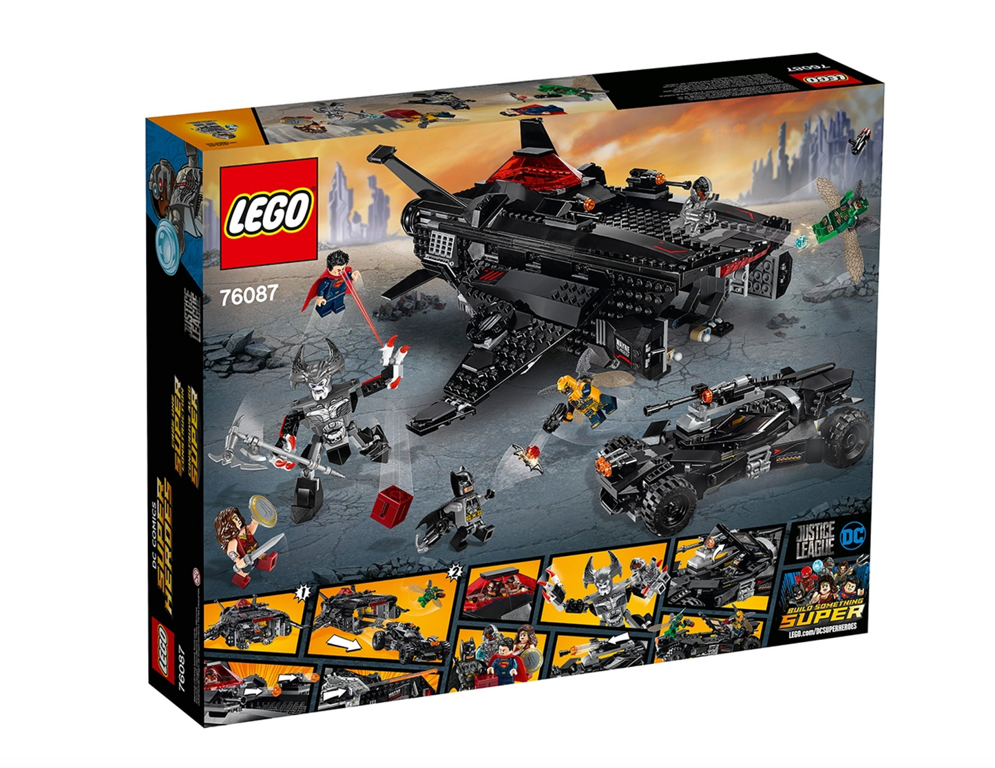 LEGO DC - 76087 - Flying Fox: Batmobile Airlift Attack - BOITE ENDOMMAGÉE