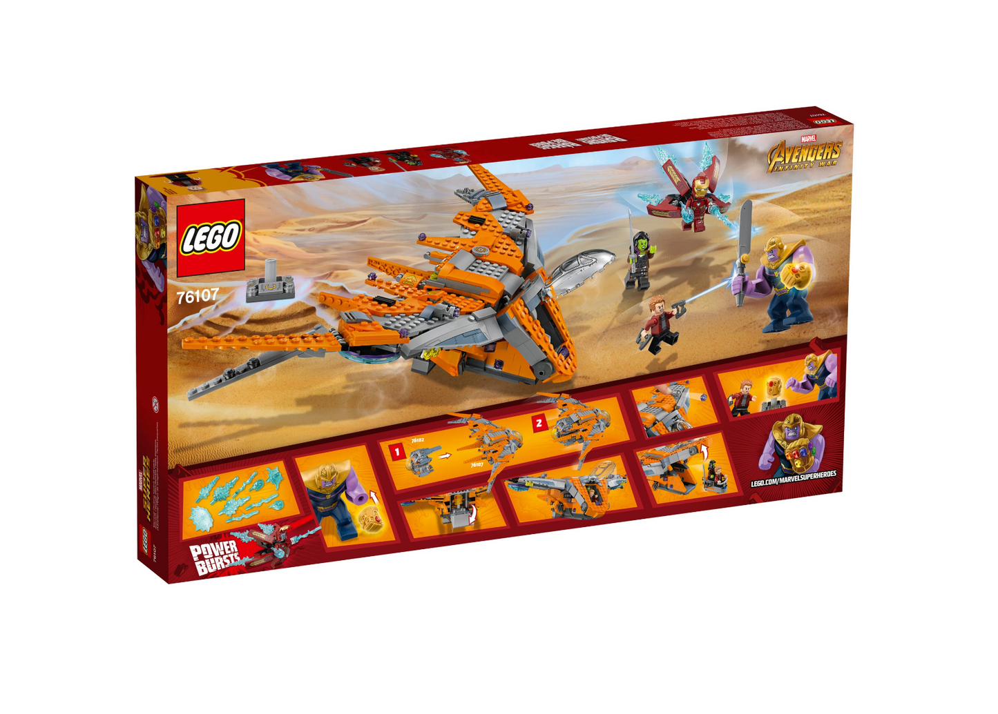LEGO MARVEL - 76107 - Thanos : la bataille ultime