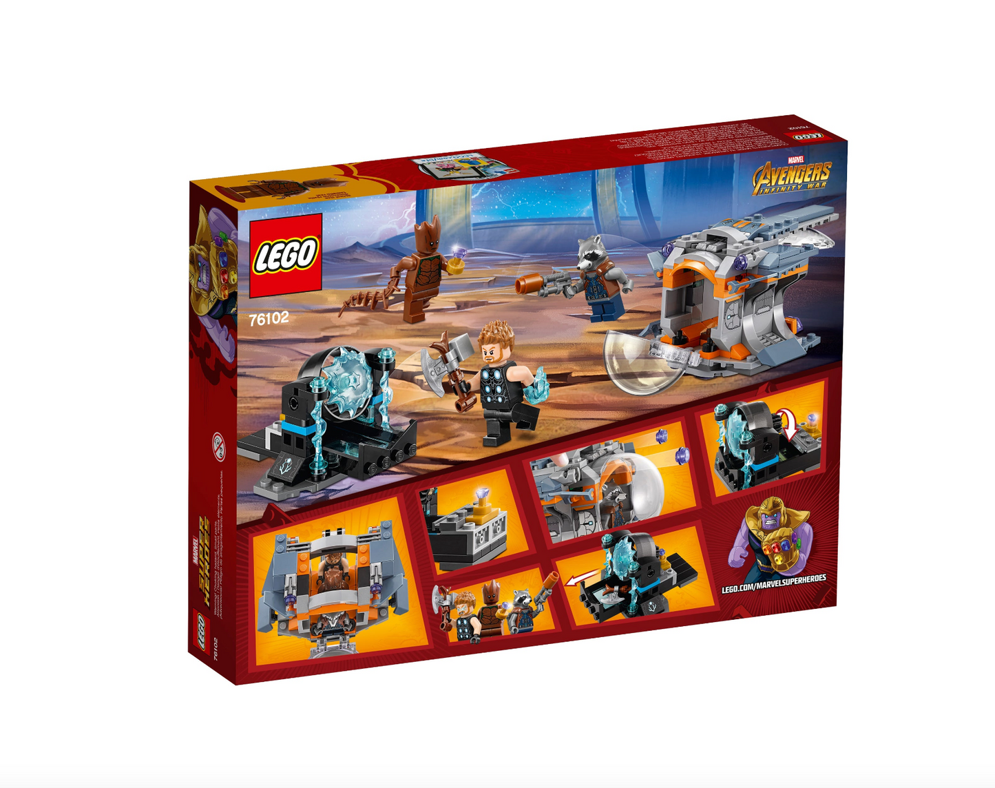 LEGO MARVEL - 76102 - La quête de l'arme de Thor