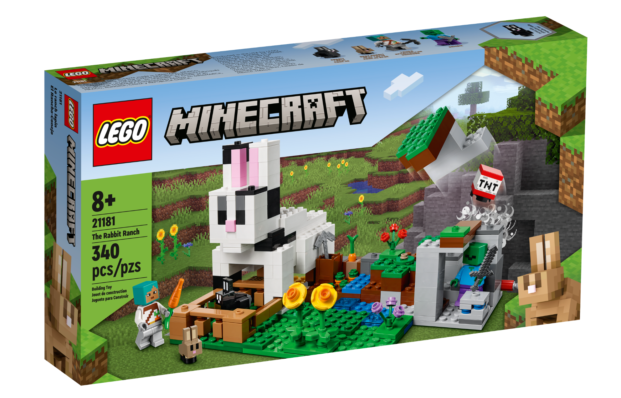 LEGO MINECRAFT - 21181 - The Rabbit Ranch – Cards and Bricks