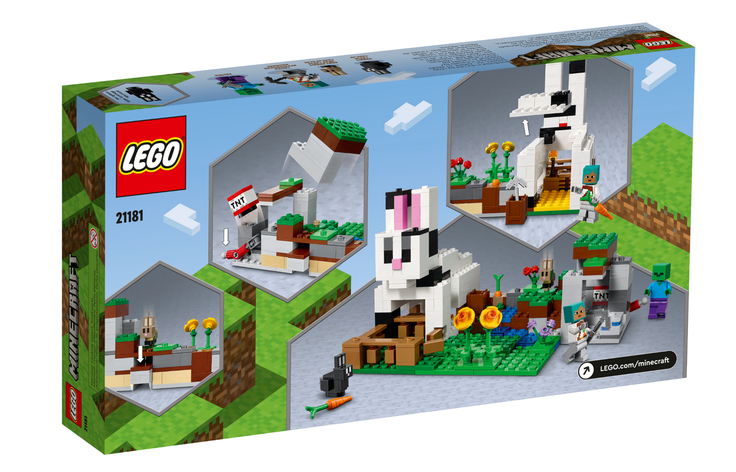 LEGO MINECRAFT - 21181 - Le ranch des lapins