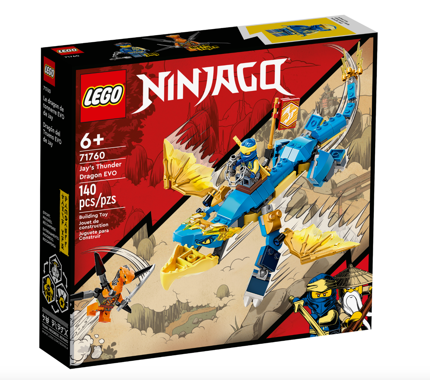 LEGO NINJAGO- 71760 - Jay’s Thunder Dragon EVO