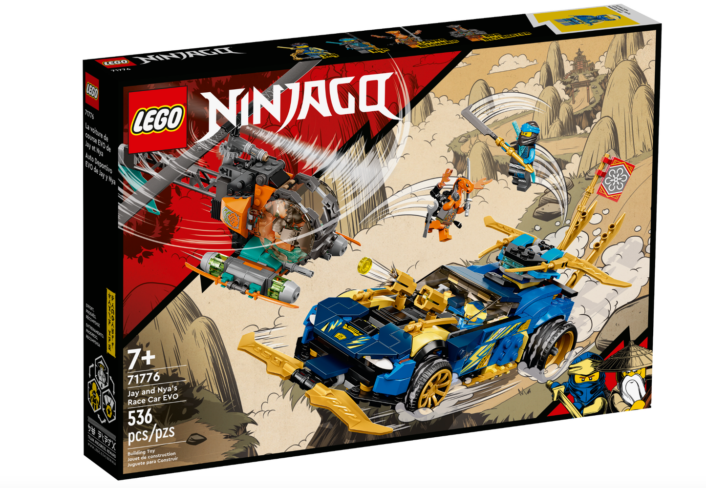 LEGO NINJAGO - 71776 - Jay and Nya's Race Car EVO