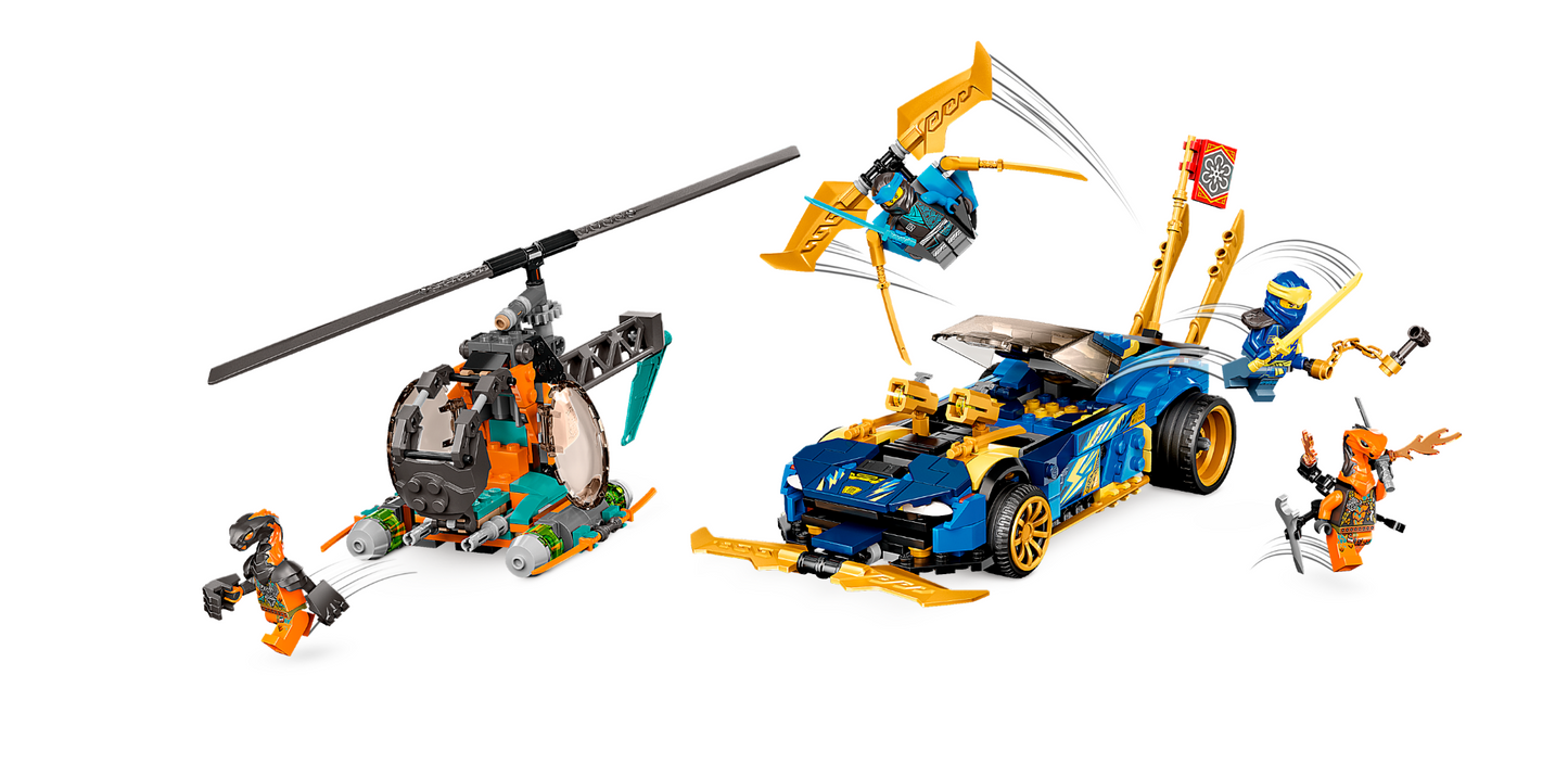 LEGO NINJAGO - 71776 - Jay and Nya's Race Car EVO