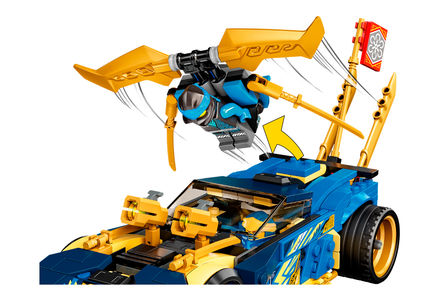 LEGO NINJAGO - 71776 - Jay and Nya's Race Car EVO
