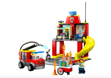 LEGO CITY - 60375 - Fire Station and Fire Truck