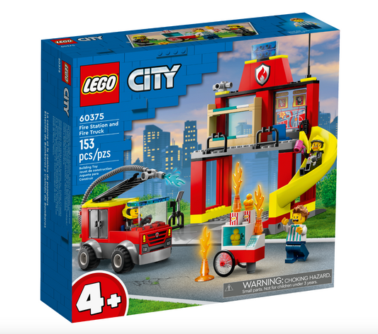 LEGO CITY - 60375 - Fire Station and Fire Truck
