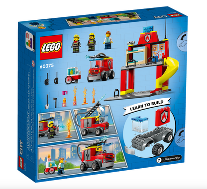 LEGO CITY - 60375 - Fire Station and Fire Truck