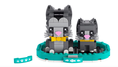 LEGO BRICKHEADZ - 40441 - Les chats à poils courts