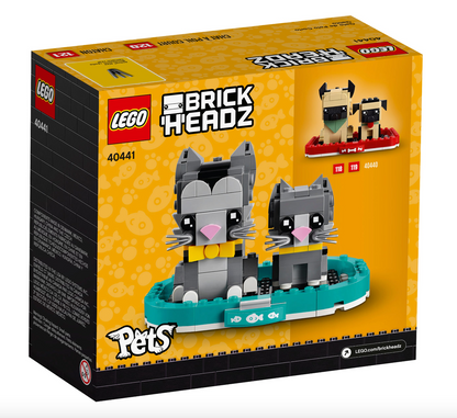 LEGO BRICKHEADZ - 40441 - Les chats à poils courts