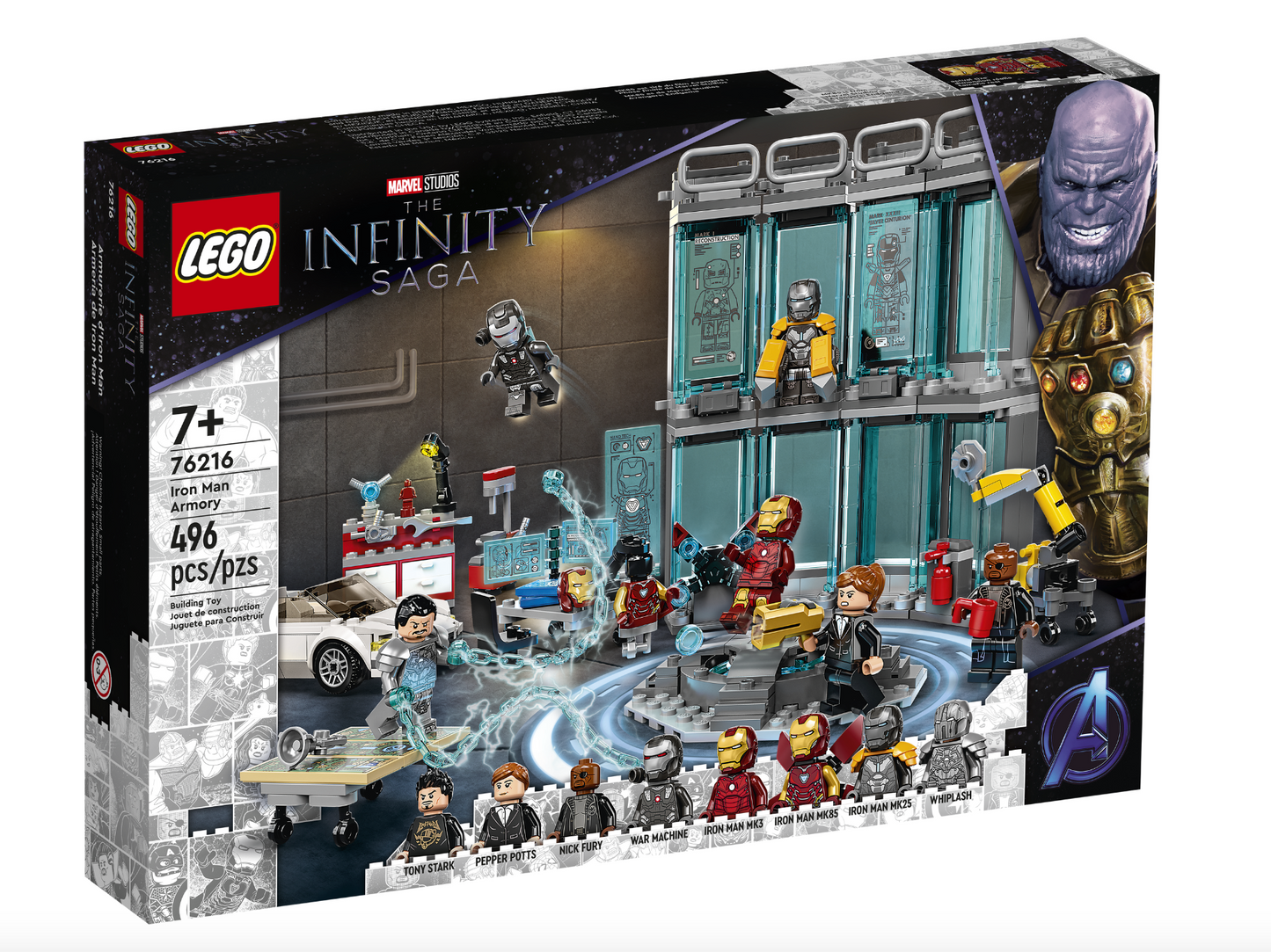 LEGO MARVEL - 76216 - L'armurerie d'Iron Man