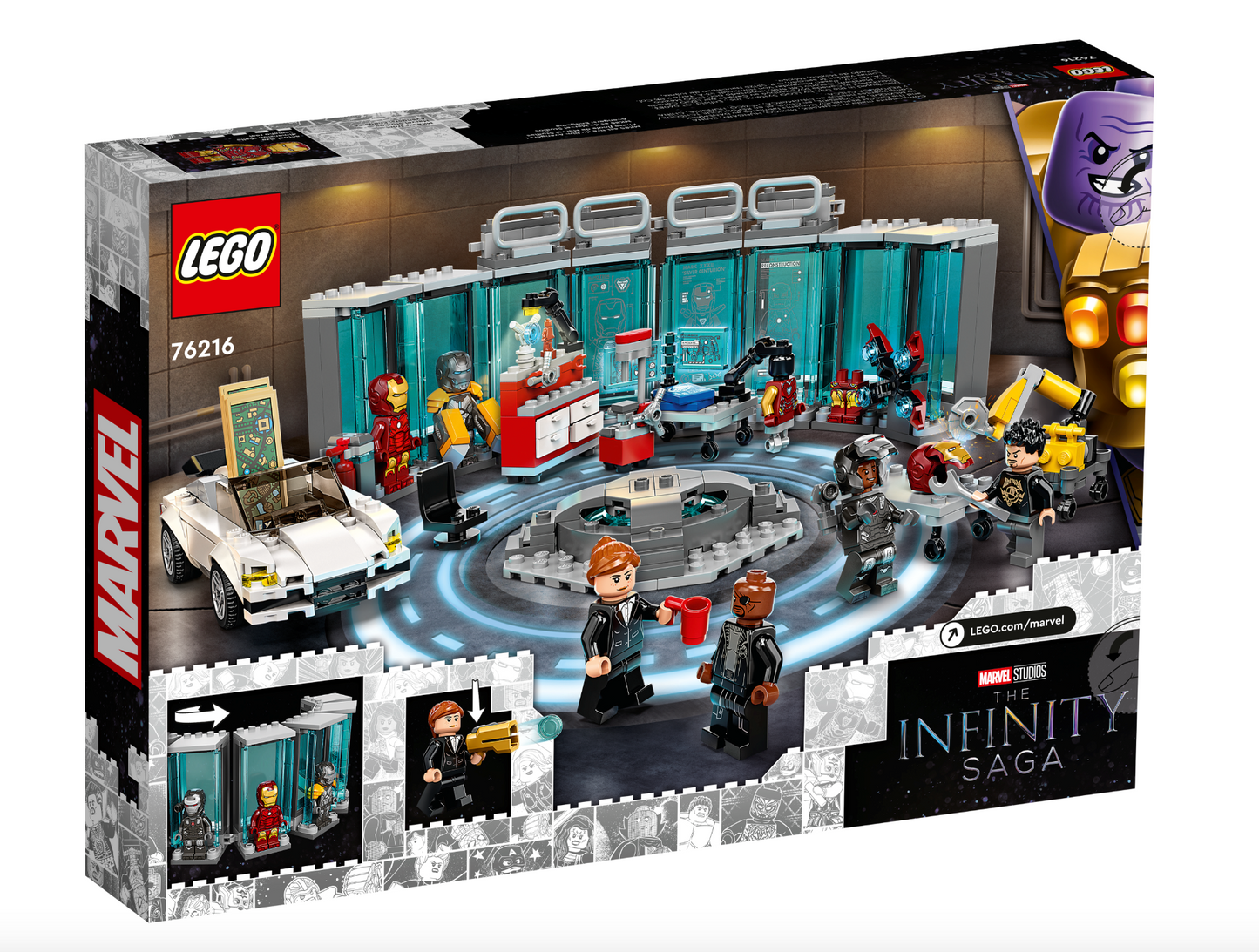 LEGO MARVEL - 76216 - L'armurerie d'Iron Man