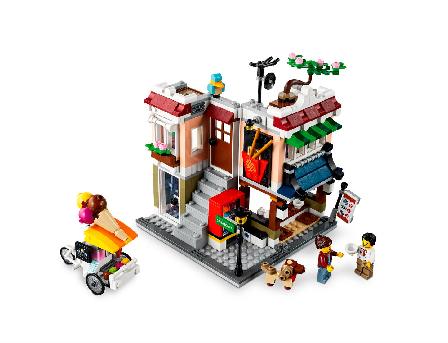 LEGO CREATOR - 31131 - Le magasin de nouilles du centre-ville