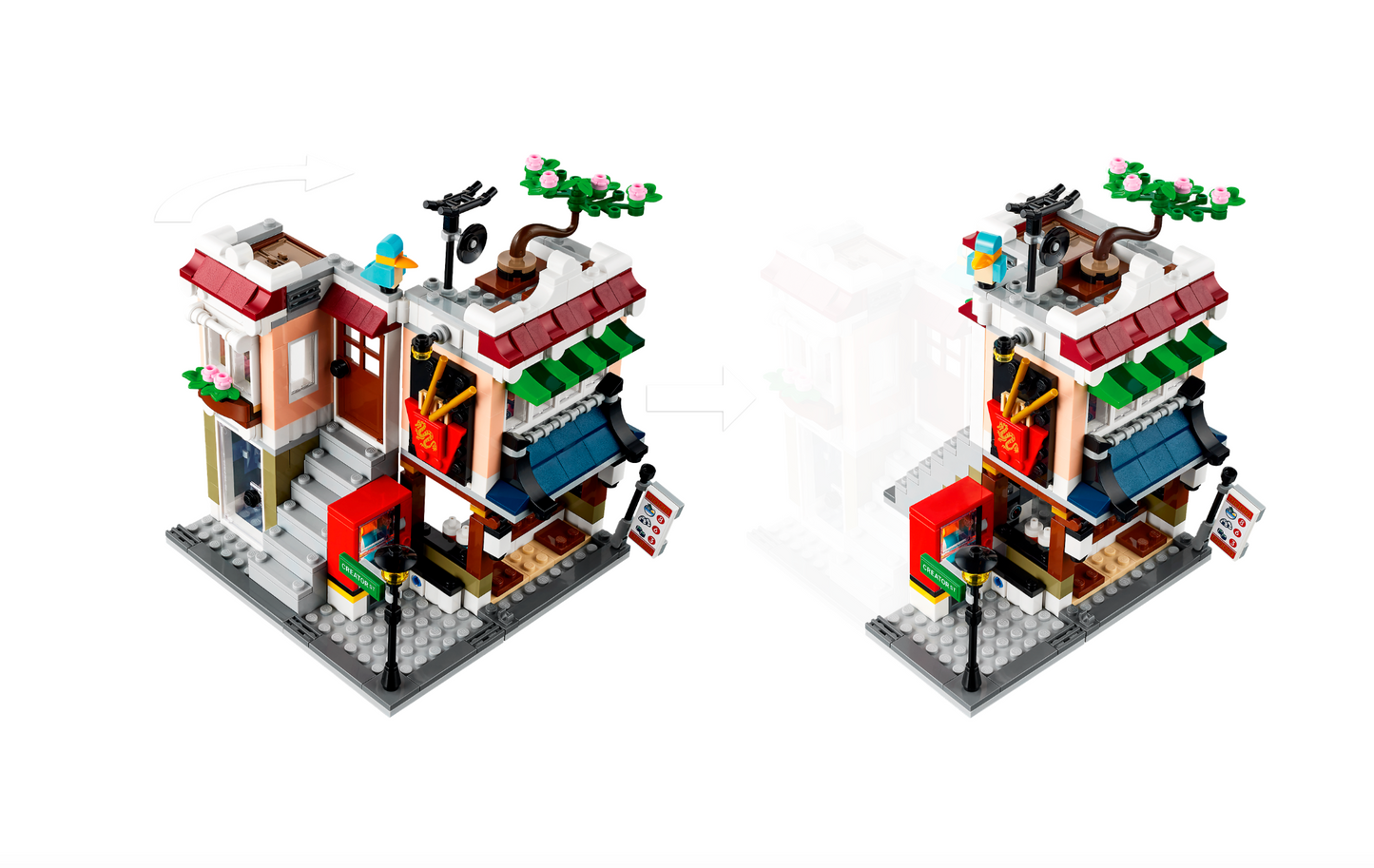 LEGO CREATOR - 31131 - Le magasin de nouilles du centre-ville