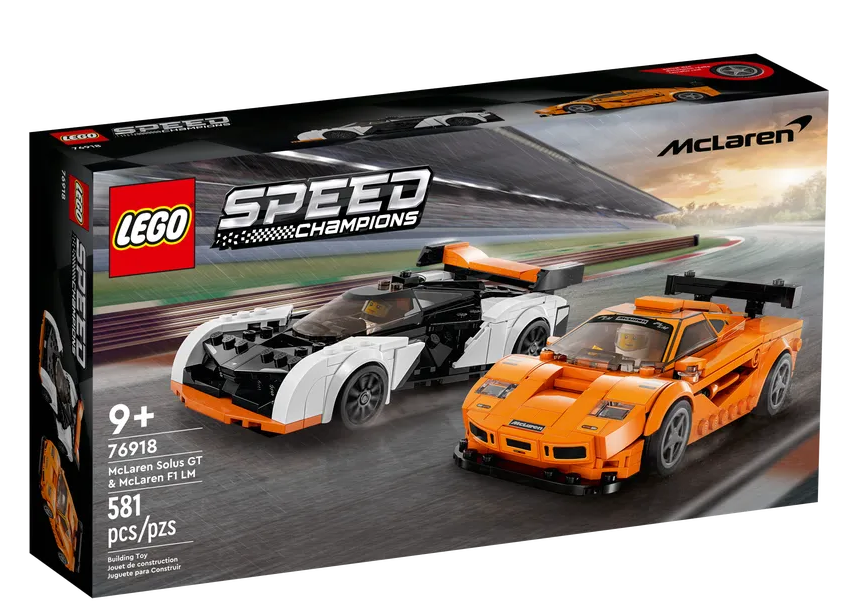 LEGO Speed ​​Champion - 76918 - McLaren Solus GT et McLaren F1 LM