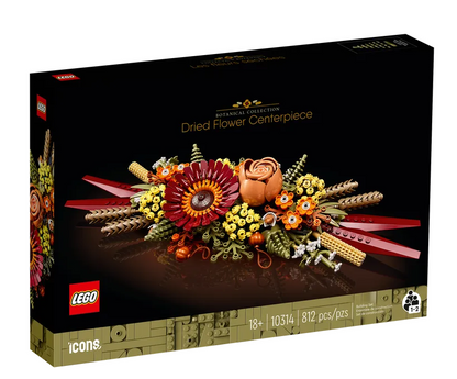 LEGO ICONS - Collection Botanique - 10314 - Pièce maîtresse de fleurs séchées