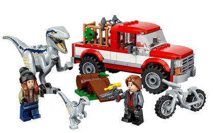 LEGO Jurassic World - 76946 - Blue & Beta Velociraptor Capture - BOITE ENDOMMAGÉE