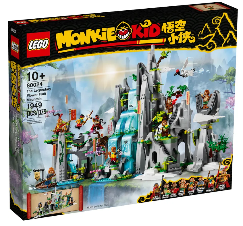 LEGO Monkie Kid - 80024 - La légendaire montagne de fleurs et de fruits