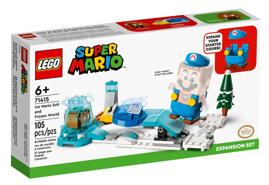 LEGO Super Mario - 71415 - Ice Mario Suit and Frozen World - BOITE ENDOMMAGÉE