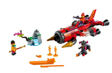 LEGO Monkie Kid - 80019 - Le jet Inferno de Red Son