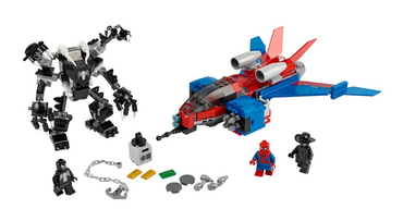 LEGO Marvel - 76150 - Spiderjet vs. Venom Mech - Boîte Endommagée