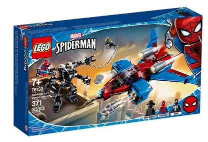 LEGO Marvel - 76150 - Spiderjet vs. Venom Mech - Boîte Endommagée