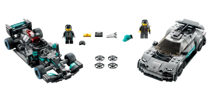 LEGO Speed Champions - 76909 - Mercedes-AMG F1 W12 E Performance & Mercedes-AMG Project One