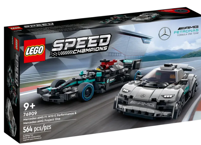 LEGO Speed Champions - 76909 - Mercedes-AMG F1 W12 E Performance & Mercedes-AMG Project One